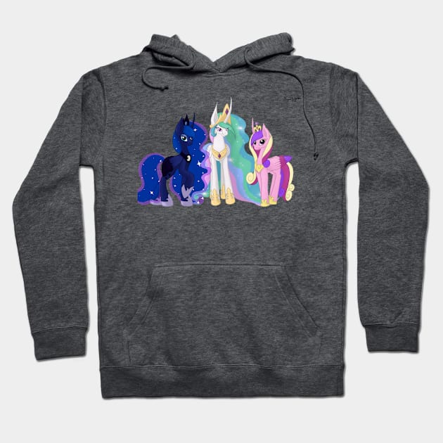 My Little Pony: Friendship is Magic Princesses Hoodie by Boyanton Designs
